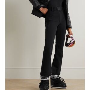 Goldbergh Pippa flared belted ski pants in black